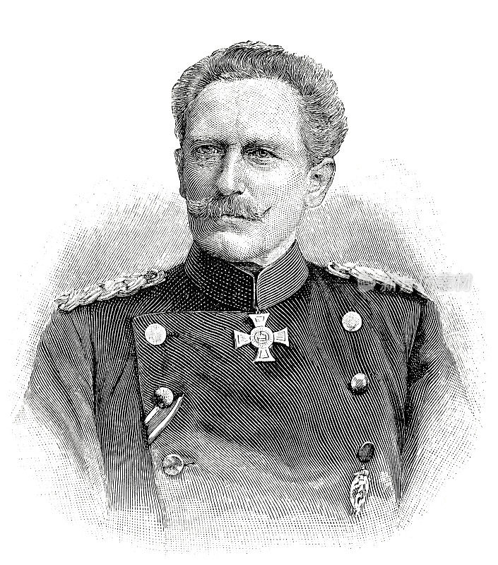 Freiherr von Falkenstein将军，德国步兵将军